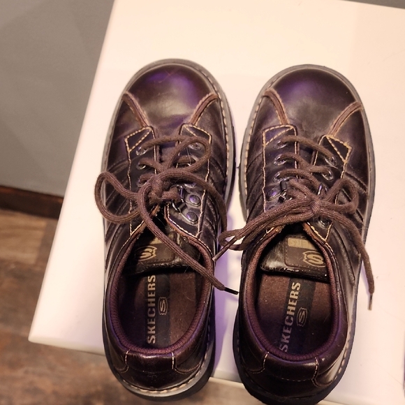 Skechers Women's Platform Shoes - Dark Brown Size 7 1/2 - Picture 7 of 10